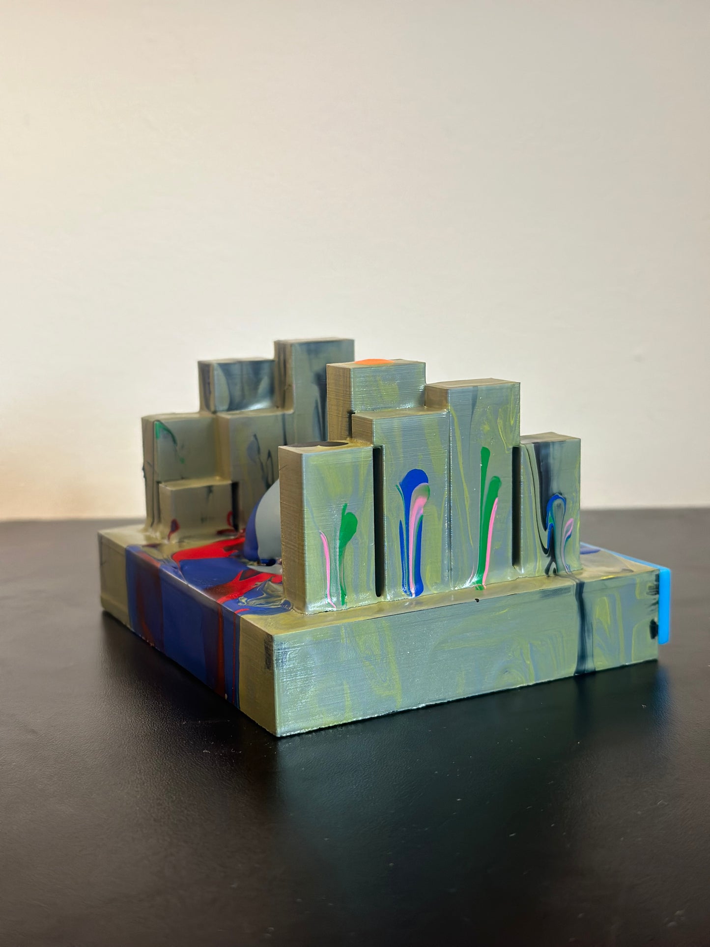 “City Center” Platformed Desk Piece #2 by Rushed Antics