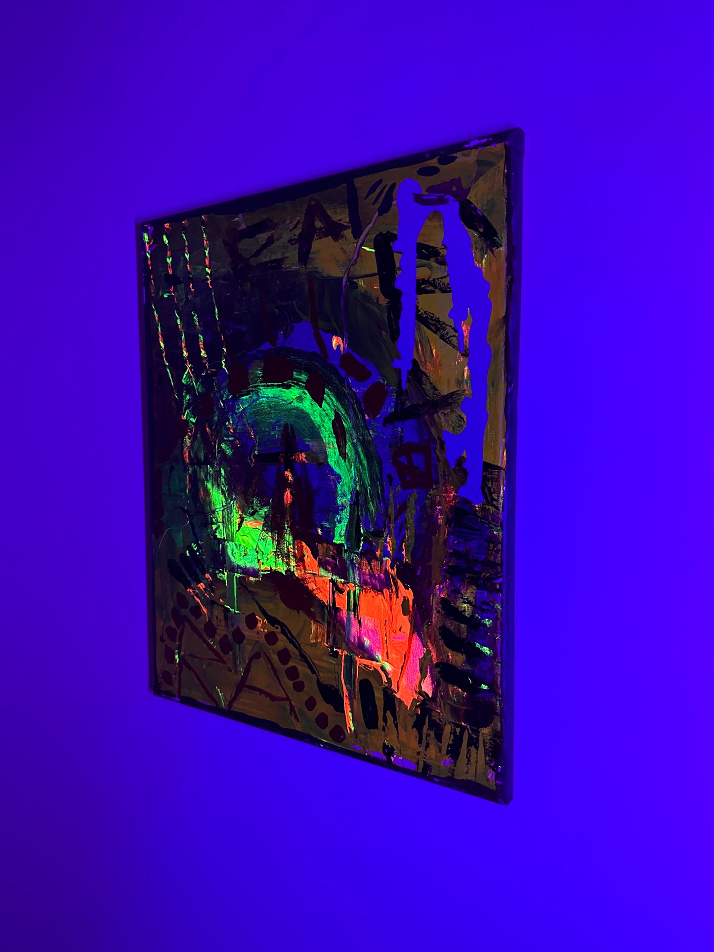 “The Calm in Chaos” a 20”x16” Canvas by Rushed Antics