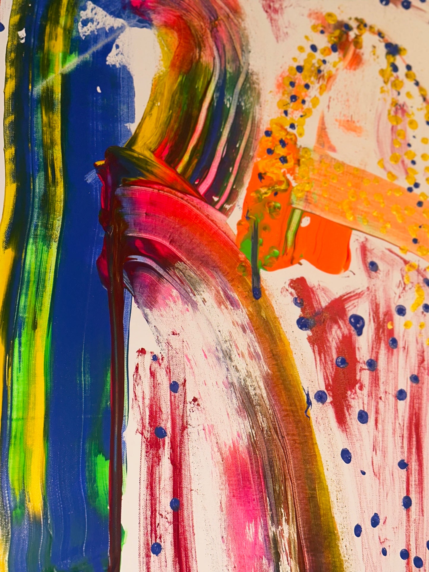 “R.A. Intergalactic Markings” 36” x 24” Canvas