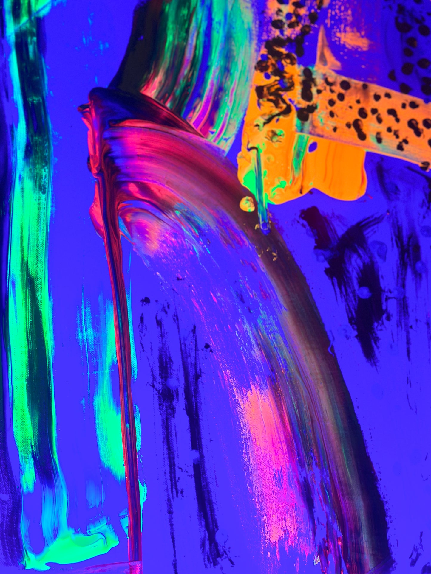 “R.A. Intergalactic Markings” 36” x 24” Canvas