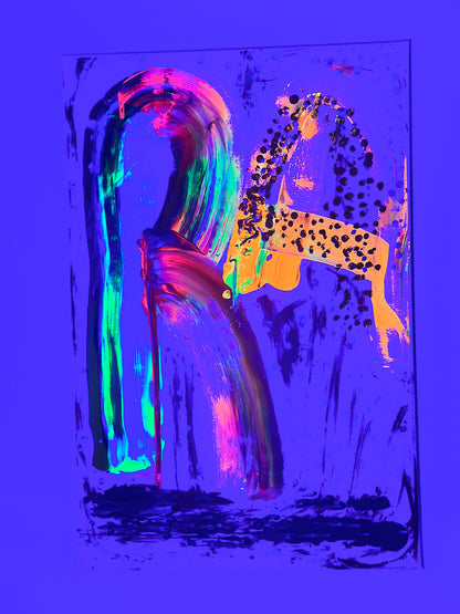 “R.A. Intergalactic Markings” 36” x 24” Canvas
